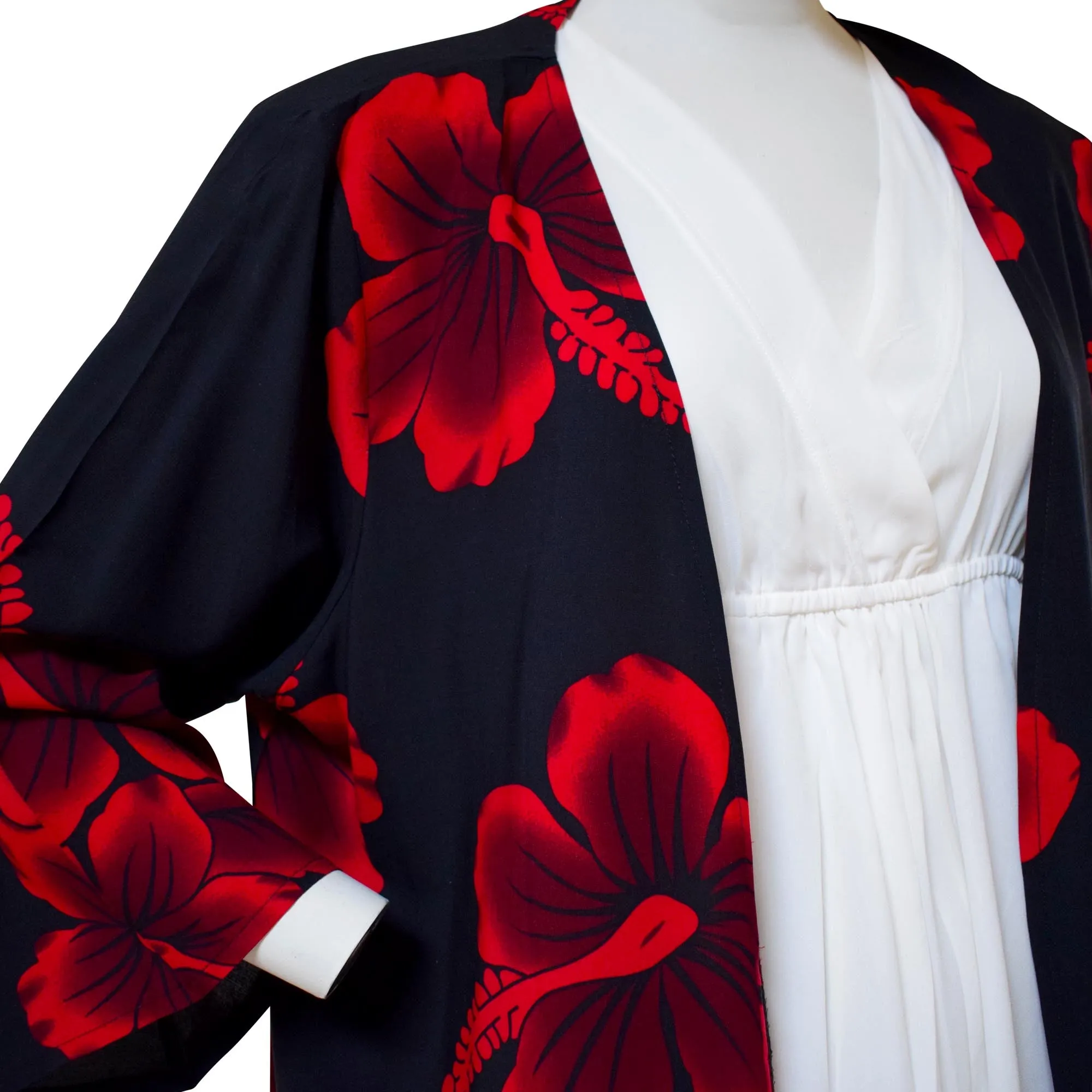 Hibiscus Women's Kimono Cardigan