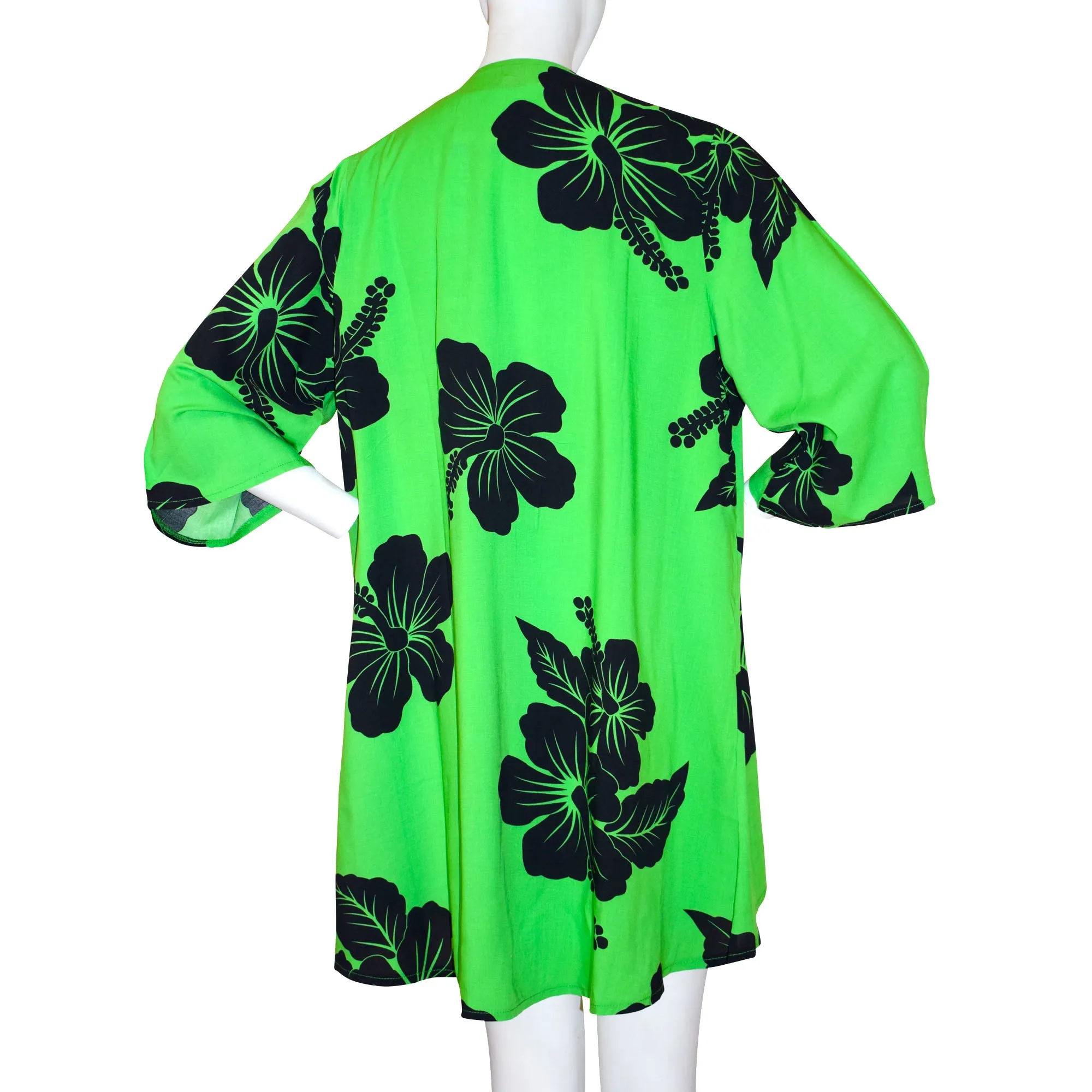 Hibiscus Women's Kimono Cardigan
