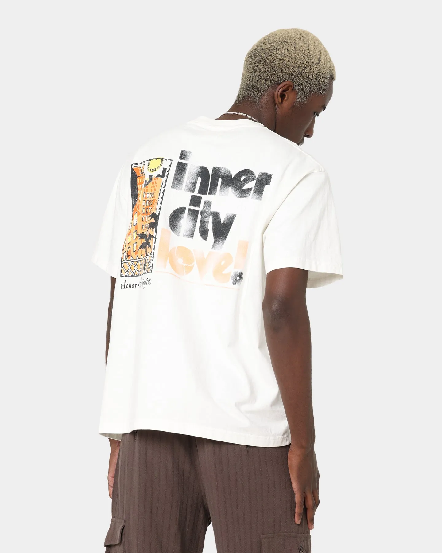Honor The Gift Inner City Love T-Shirt Bone