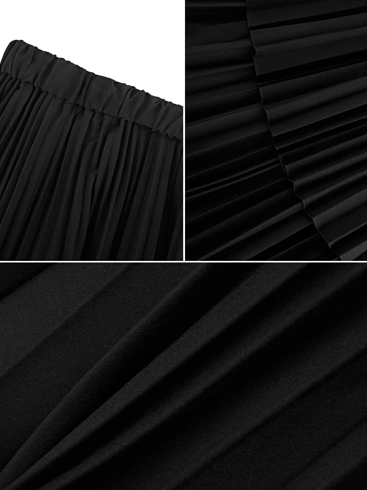 Irregular layered Pleats Skirt