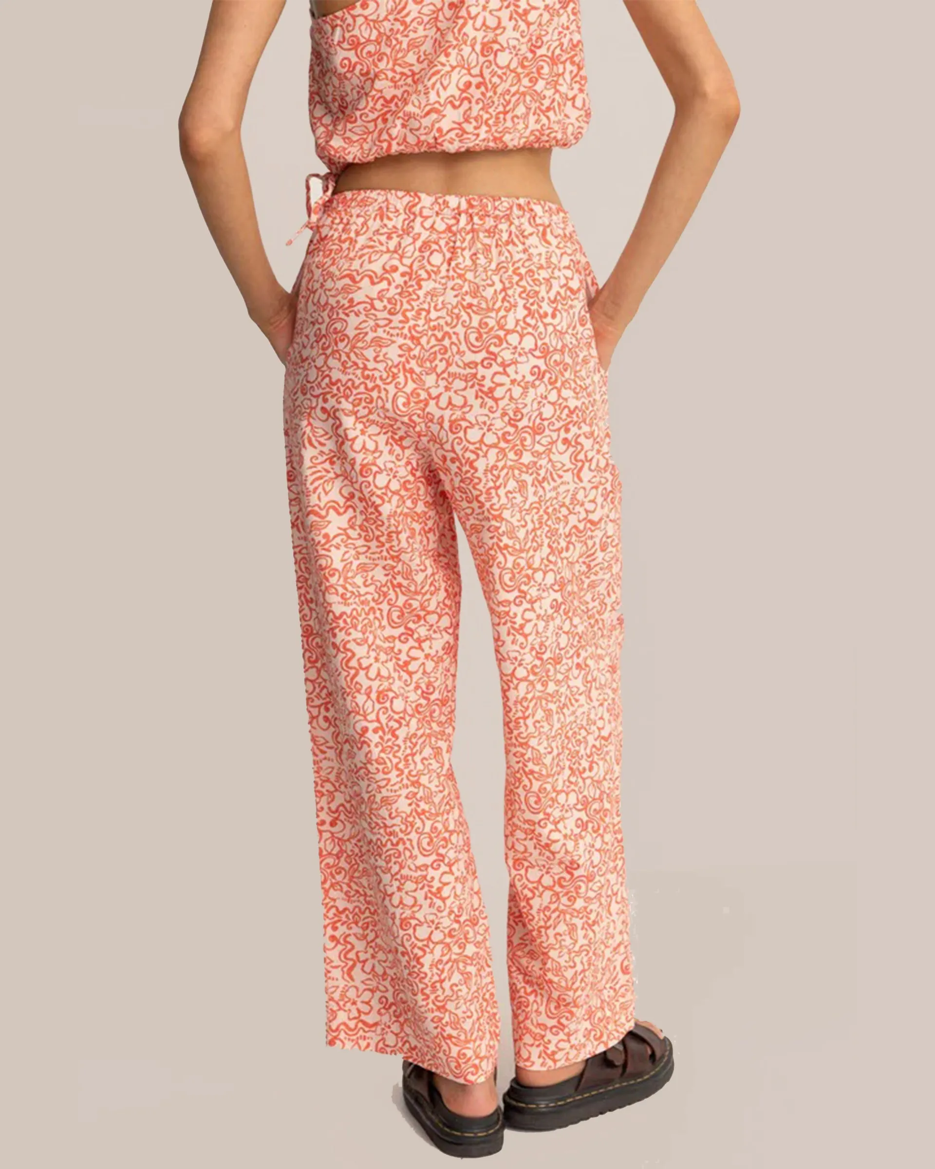 Islander Floral Drawstring Pants
