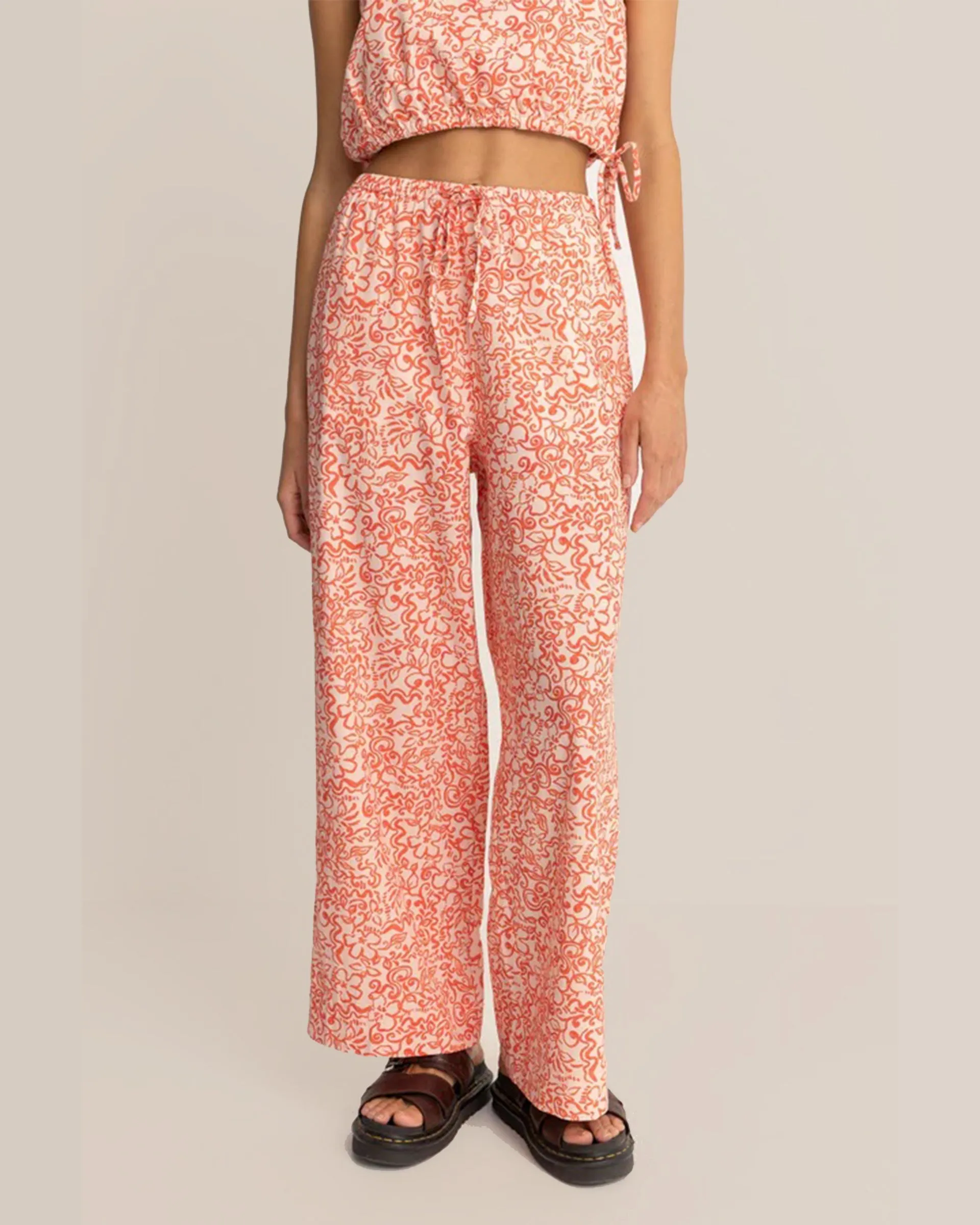 Islander Floral Drawstring Pants