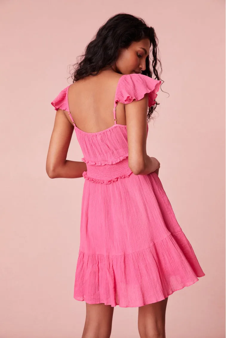Ivella Smocked Mini Dress