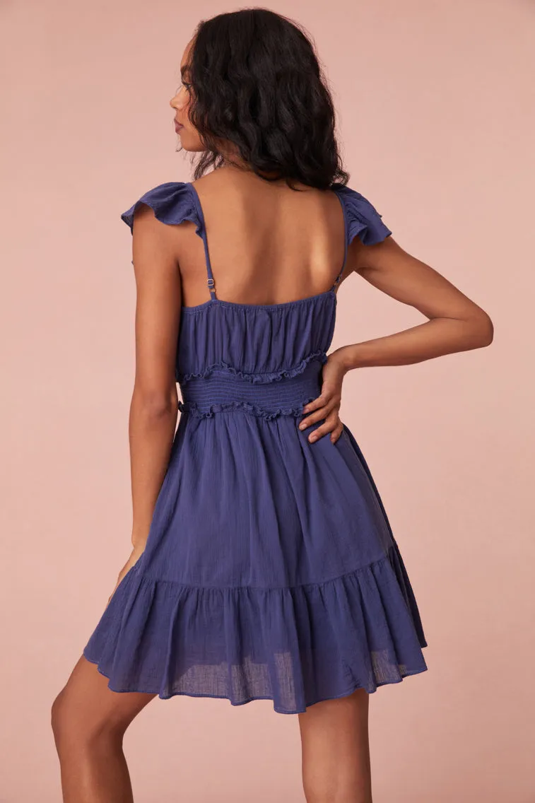 Ivella Smocked Mini Dress