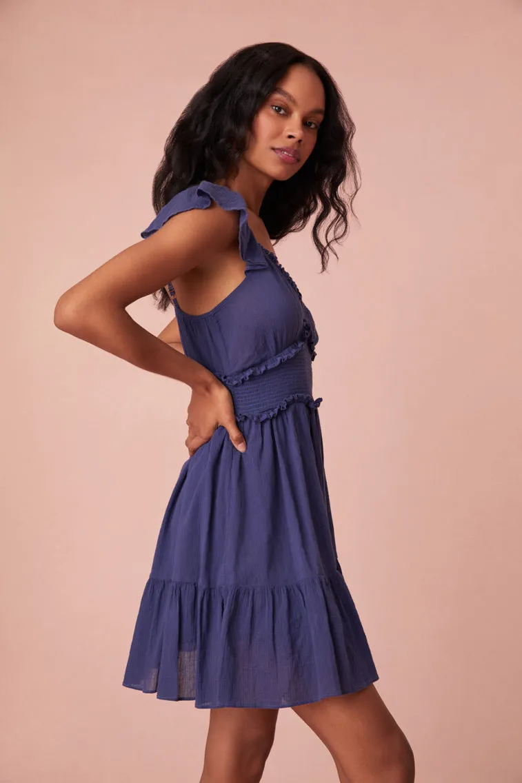 Ivella Smocked Mini Dress