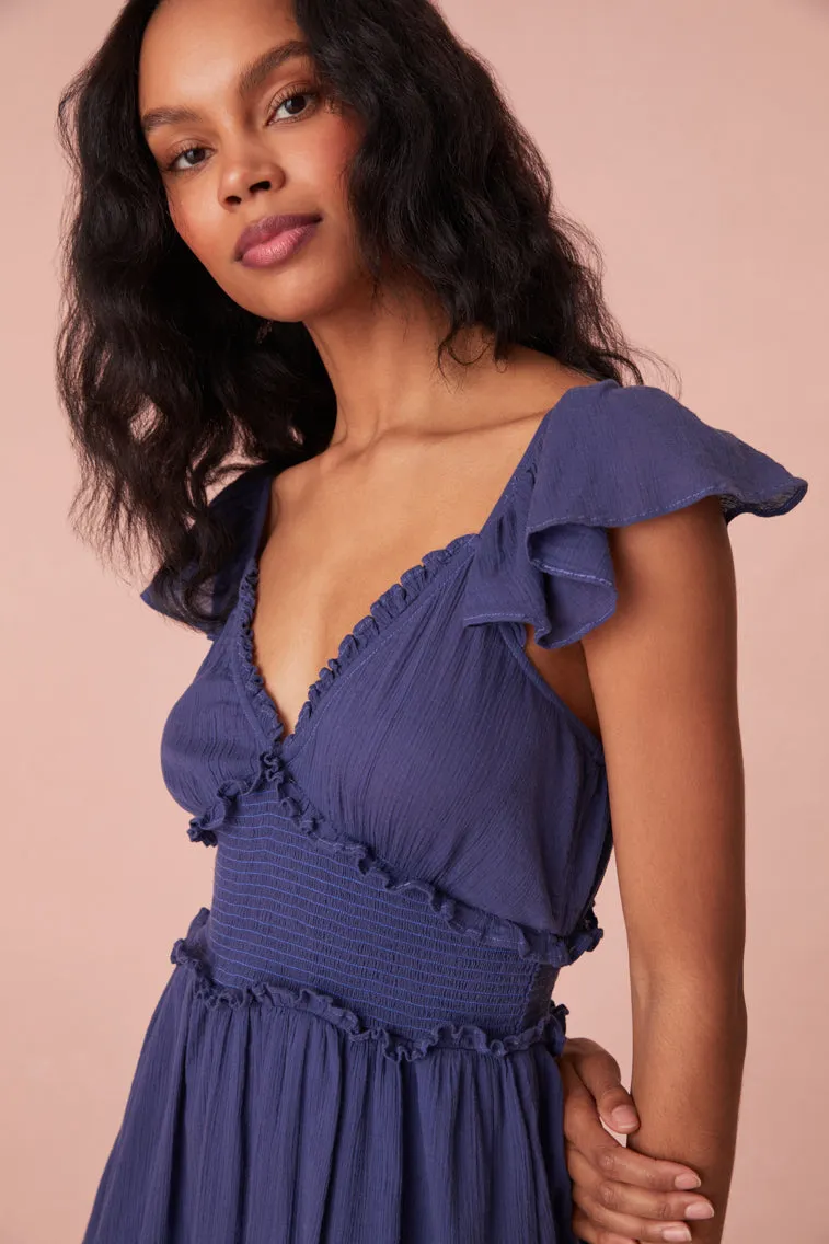 Ivella Smocked Mini Dress