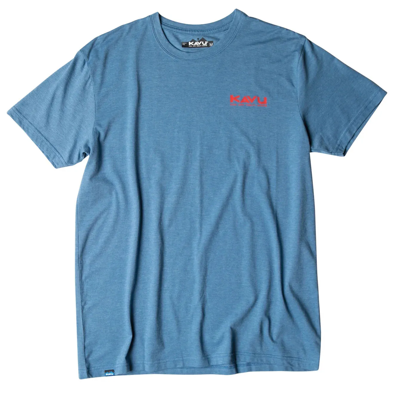 Kavu T-Shirt Post Out Steel Blue