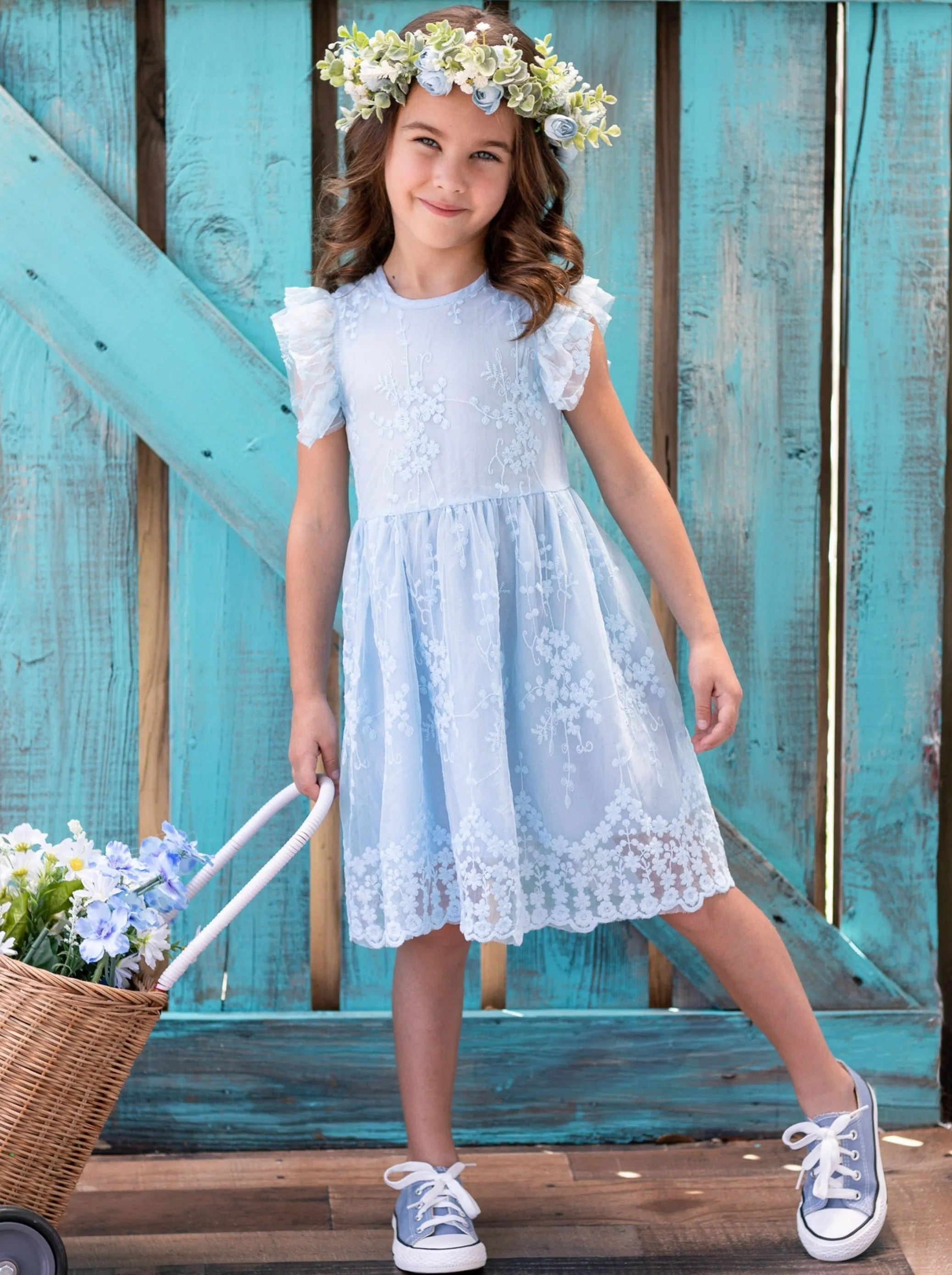 Let Your Dreams Blossom Lace Dress