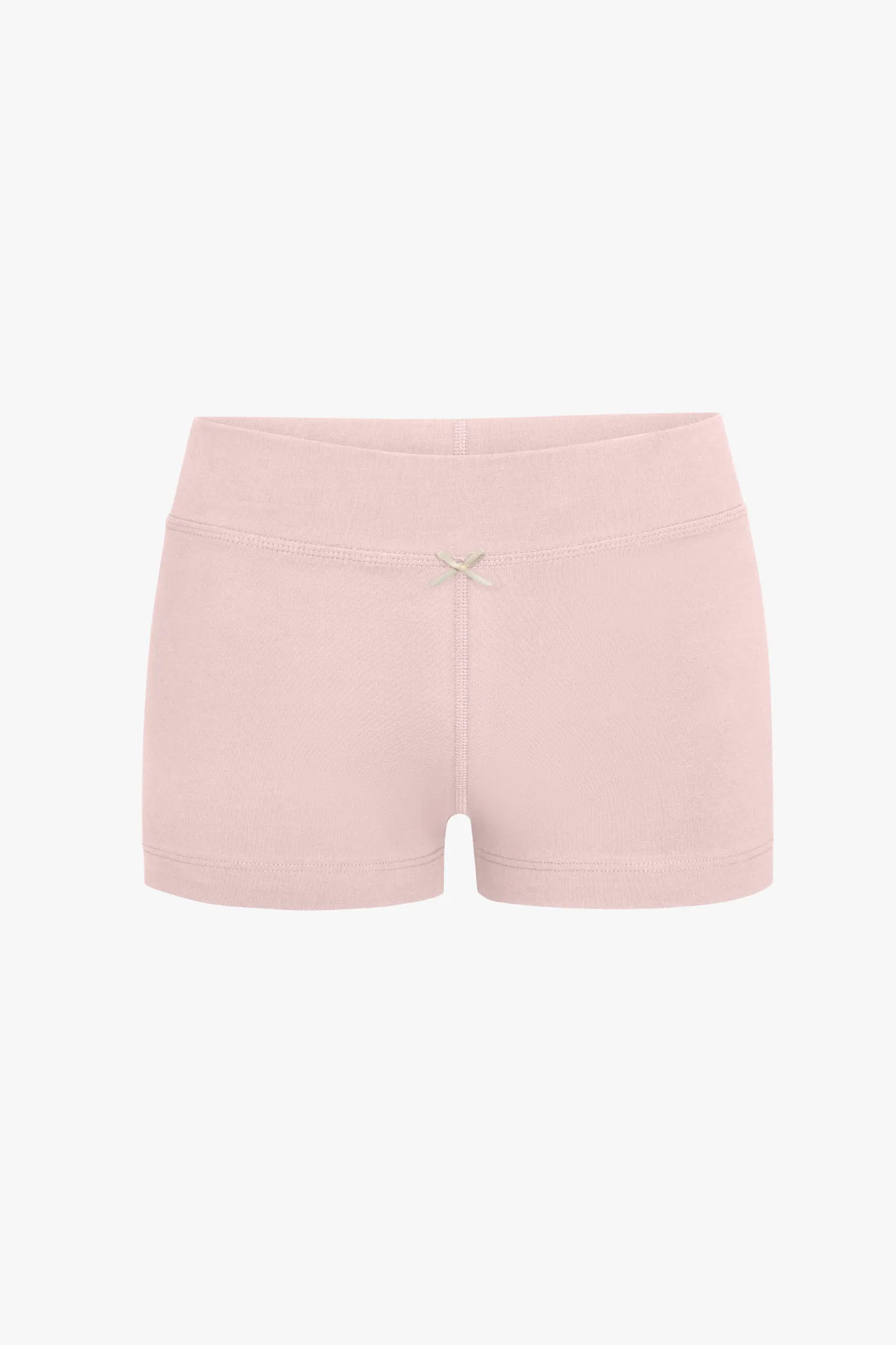 LOUNGE BIKE SHORTS IN BABY PINK