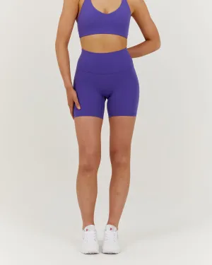 LUXE BIKER SHORTS V2 - INDIGO