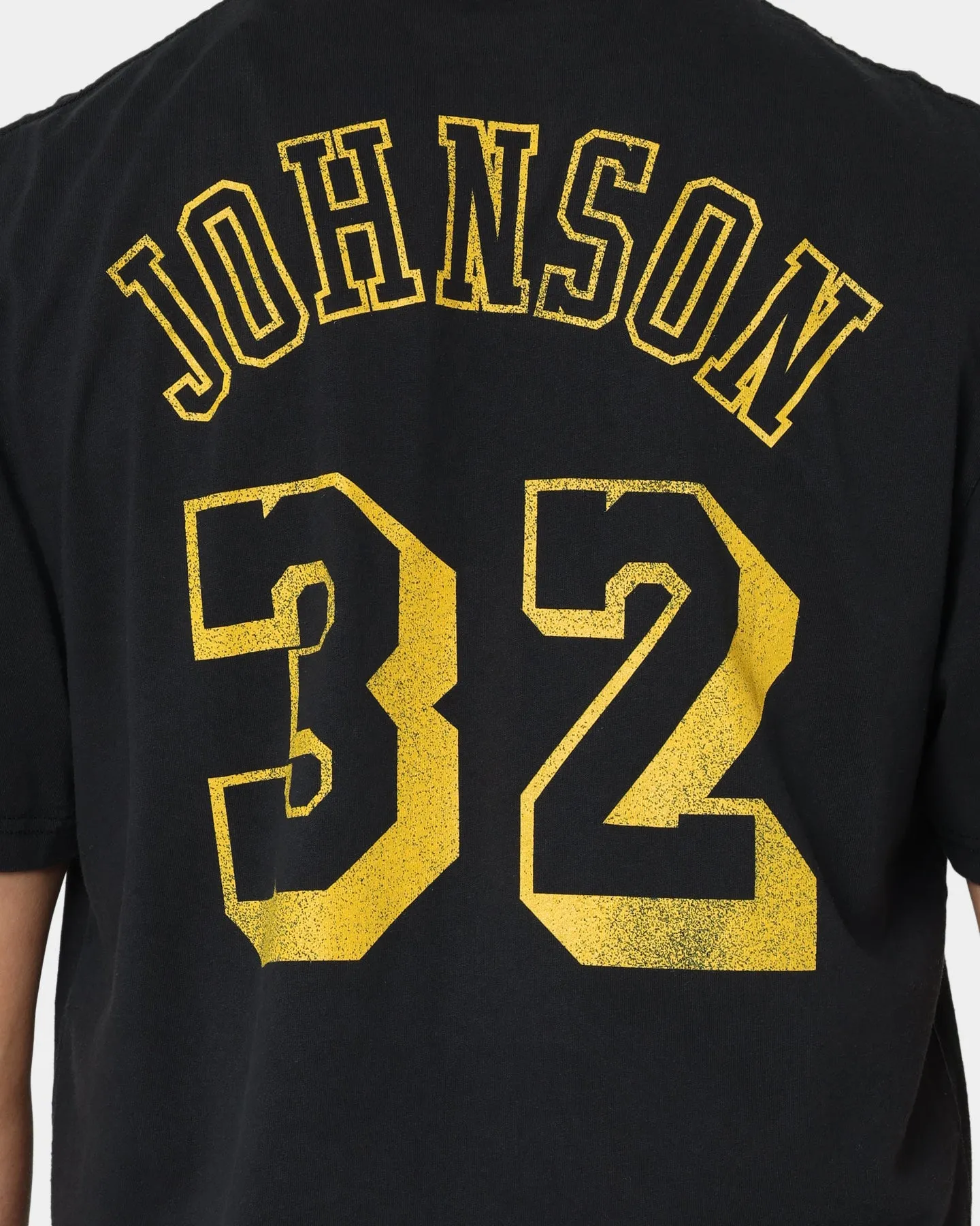 Mitchell & Ness Los Angeles Lakers Magic Johnson #32 N&N Vintage T-Shirt Faded Black