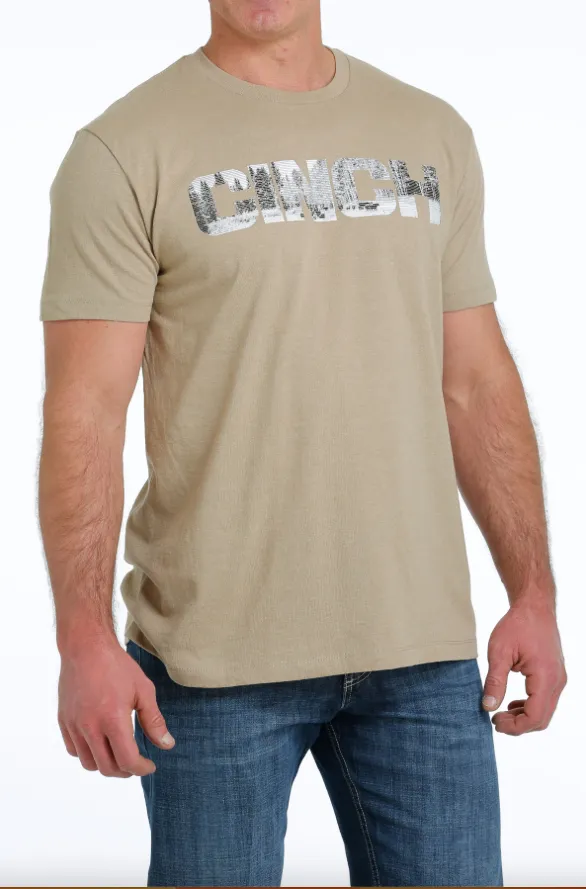 MTT1690555 - Cinch Men's Tee- Heather Khaki