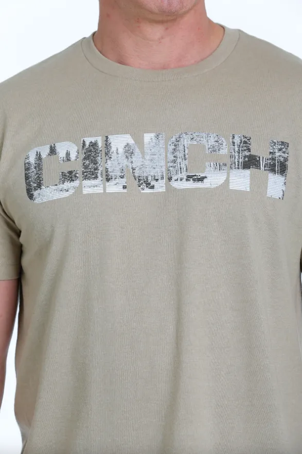 MTT1690555 - Cinch Men's Tee- Heather Khaki