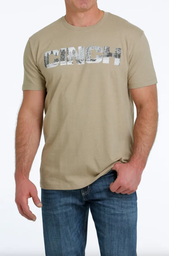 MTT1690555 - Cinch Men's Tee- Heather Khaki