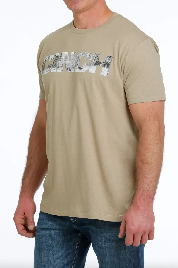 MTT1690555 - Cinch Men's Tee- Heather Khaki