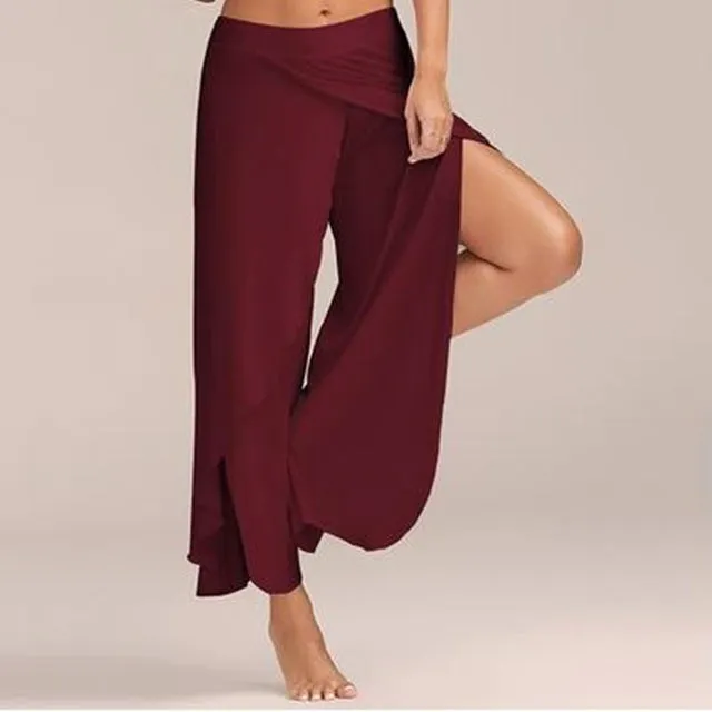 Nibesser Chiffon Women Causal Wide Leg