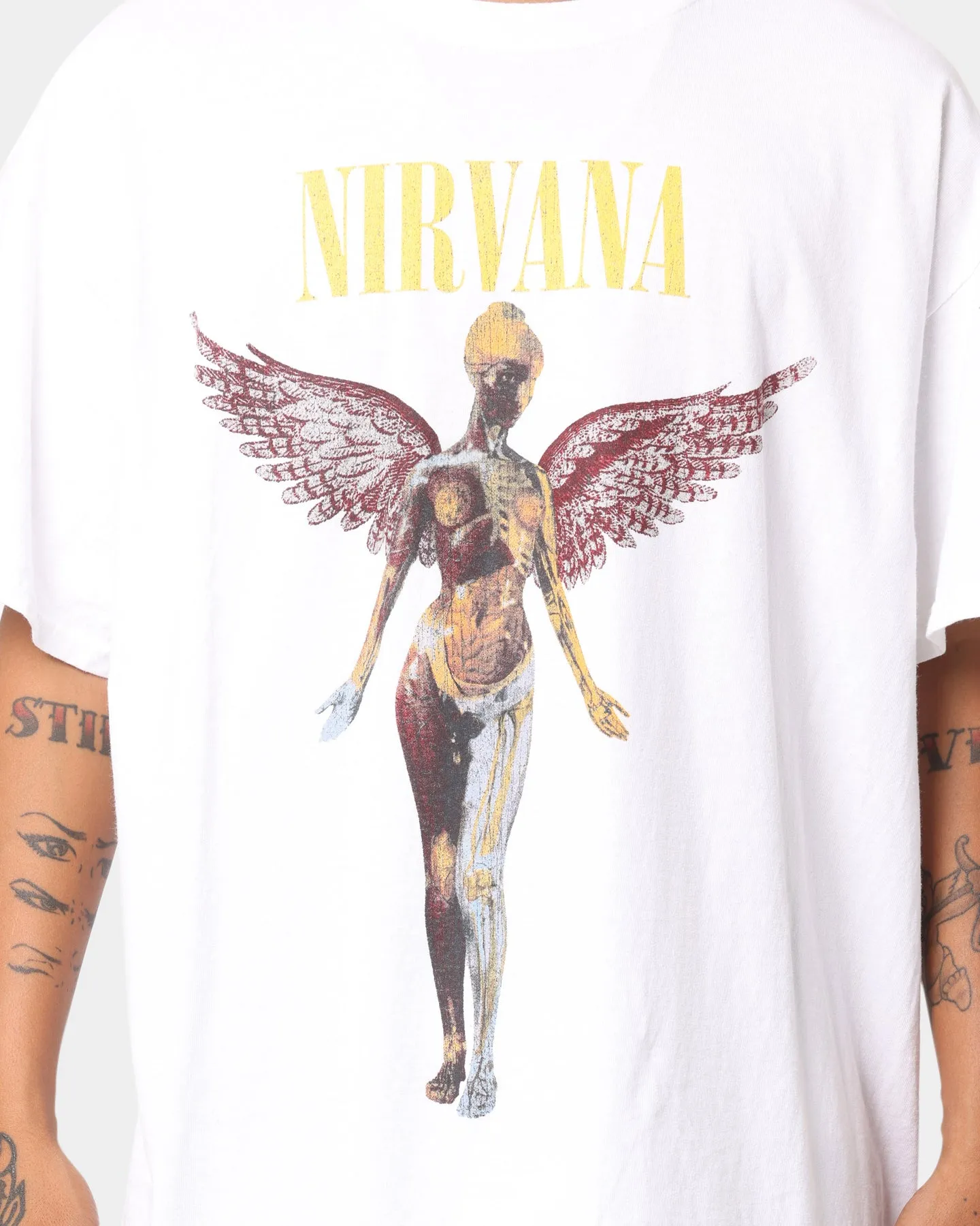 Nirvana In Utero Vintage T-Shirt White
