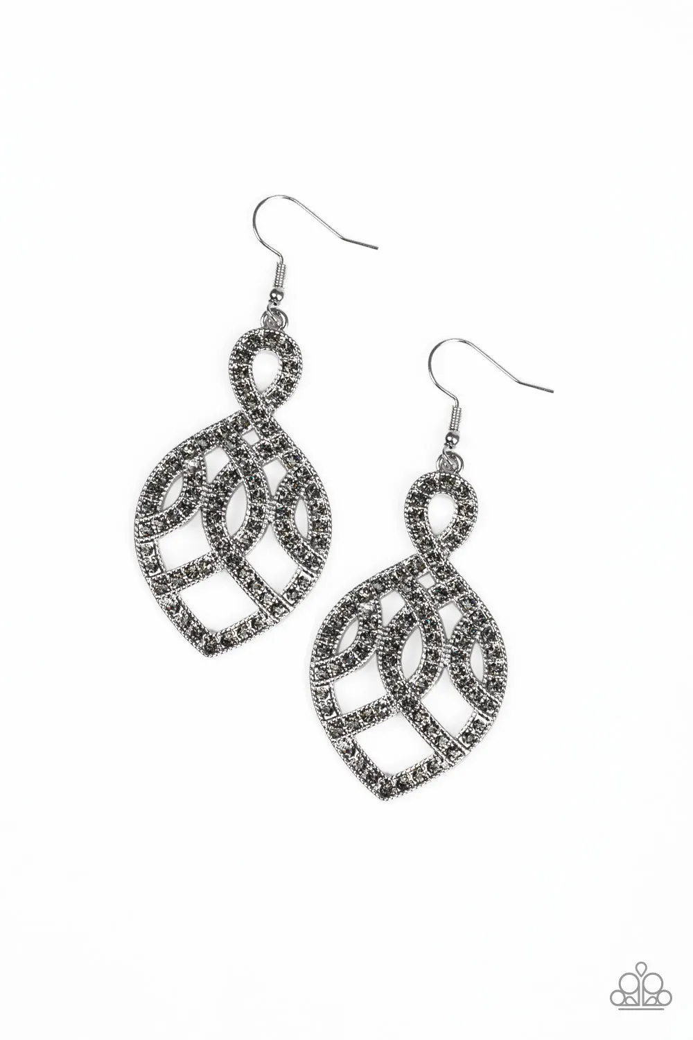 Paparazzi A Grand Statement - Silver Earring
