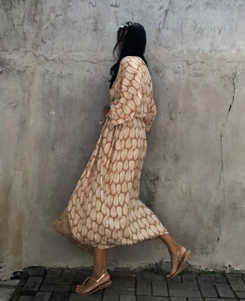 Sexy 3/4 Black Leaf Kimono Cardigan