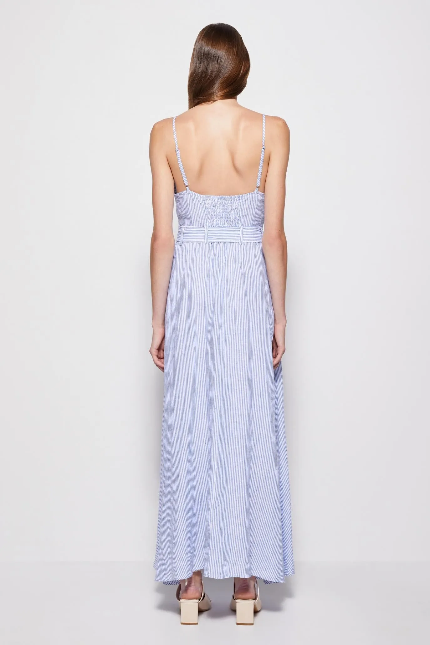 Vicky Linen Midi Dress
