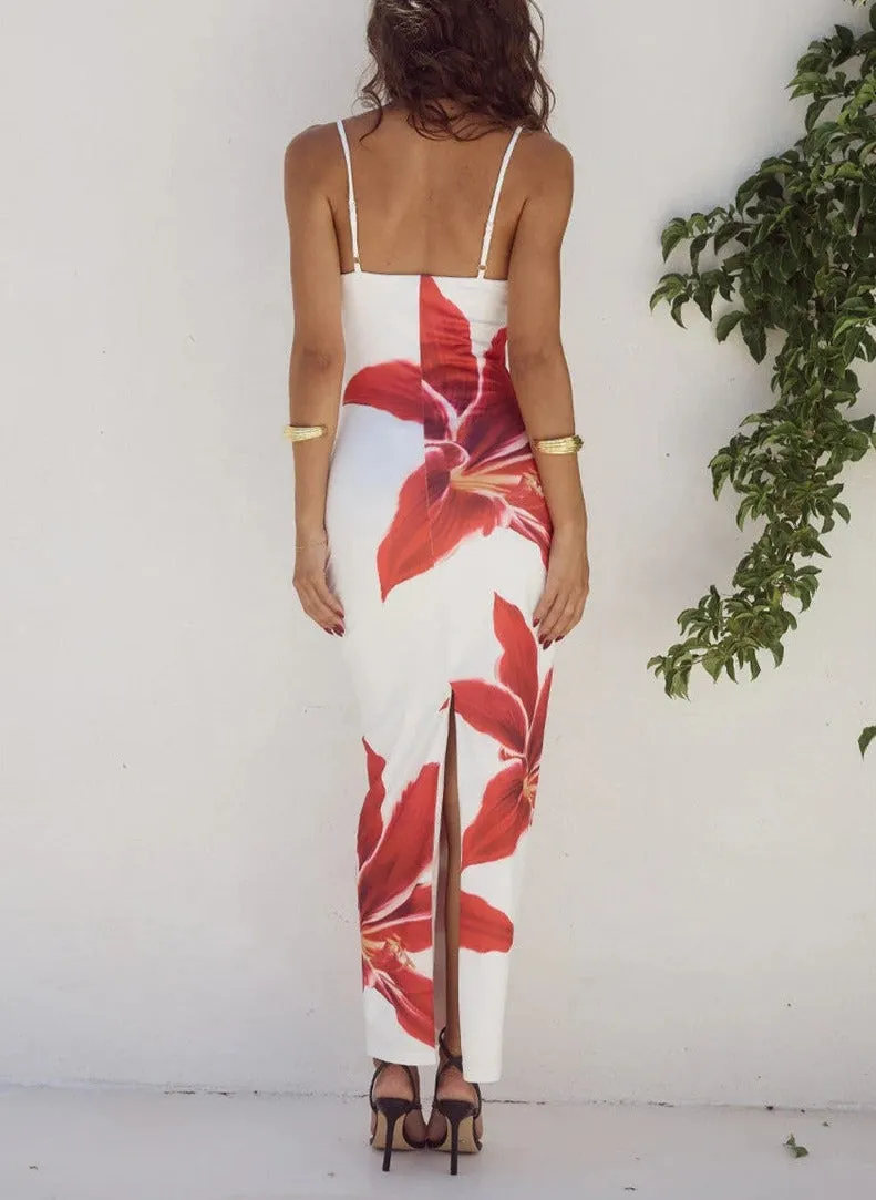 Vvsha Gracen Large Floral Maxi Dress