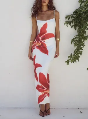 Vvsha Gracen Large Floral Maxi Dress
