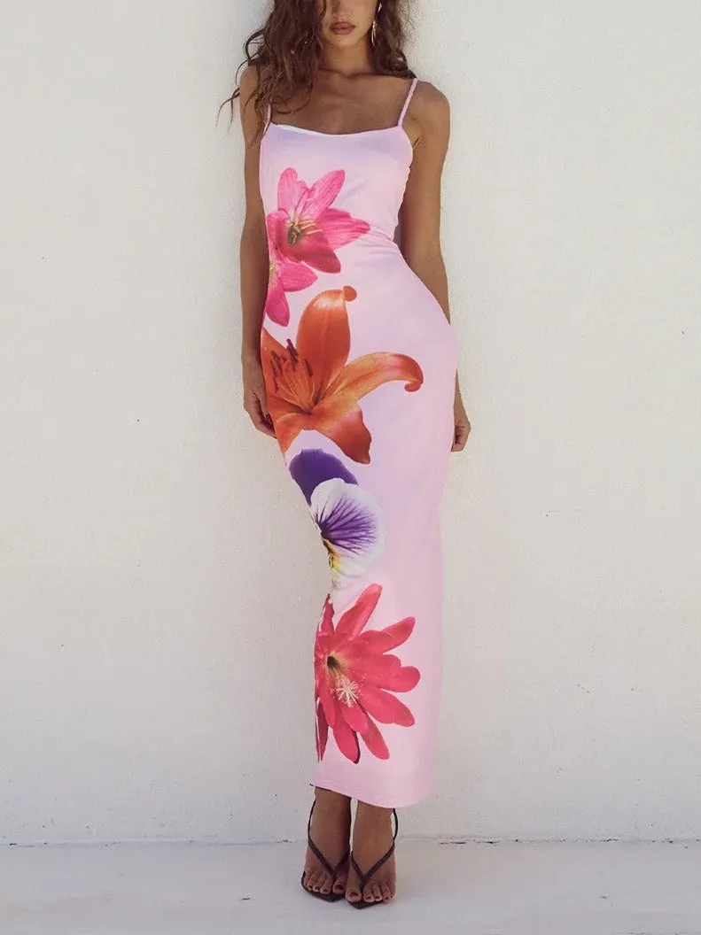 Vvsha Gracen Large Floral Maxi Dress