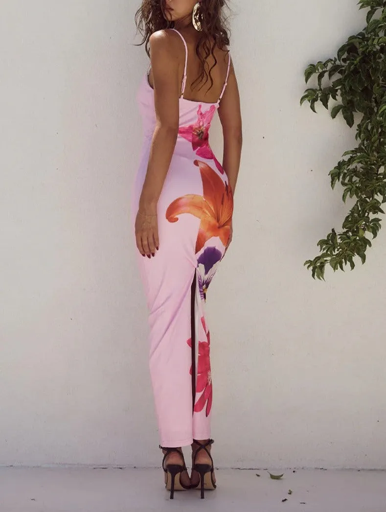Vvsha Gracen Large Floral Maxi Dress