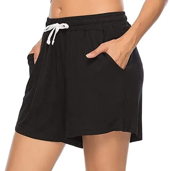 WOMEN SUMMER BASIC SHORTS WITH POCKET